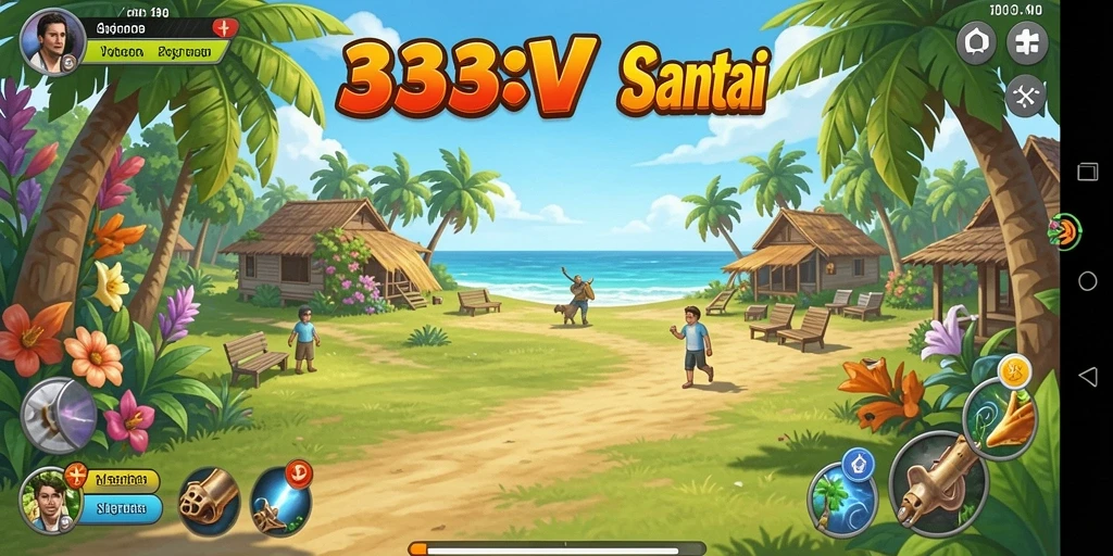 Tampilan seru dari gameplay <strong>333V</strong> yang penuh warna dan menyenangkan.