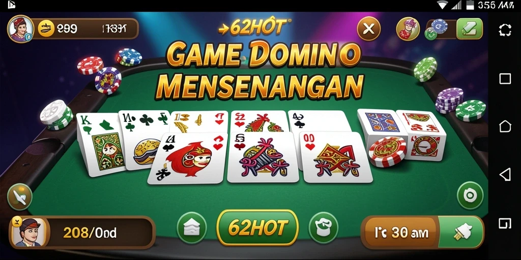 Tampilan gameplay dari 62HOT, seru dan menantang di setiap putaran.