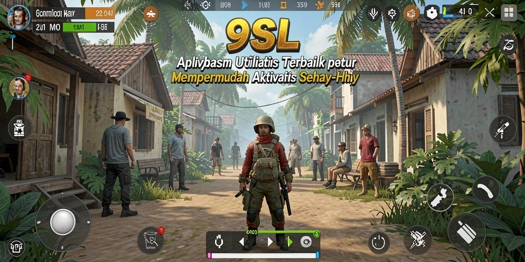 Tampilan aplikasi 9SL yang intuitif dan mudah digunakan.