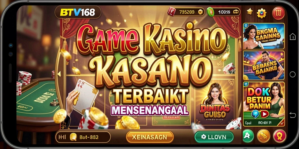 Tampilan menarik permainan Kasino yang menghibur dan mendebarkan.