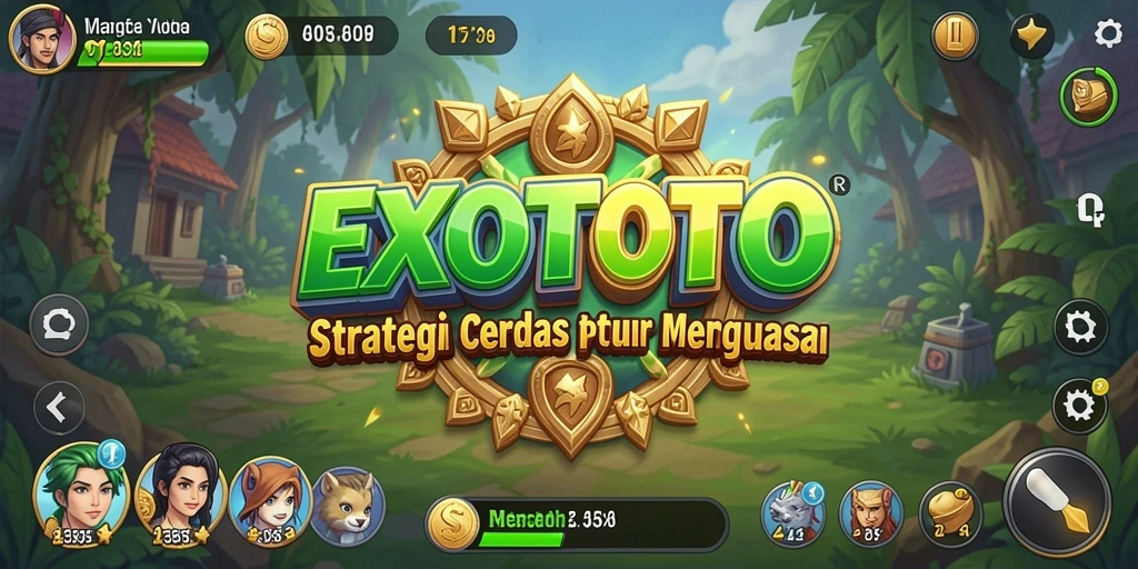 Tampilan gameplay seru dan strategis dalam EXOTOTO.