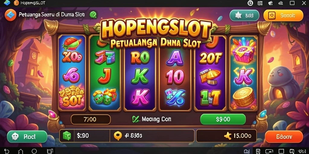 Screenshot HOPENGSLOT menampilkan gameplay penuh warna dan menarik.