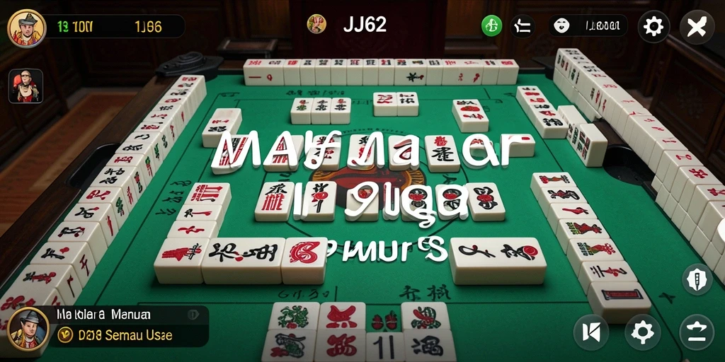 Tampilan menarik dari gameplay Mahjong di JJ62.