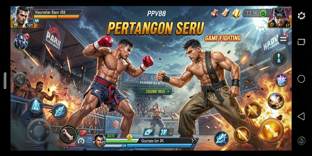 Tampilan gameplay PPV88 yang menegangkan dengan pertarungan seru.