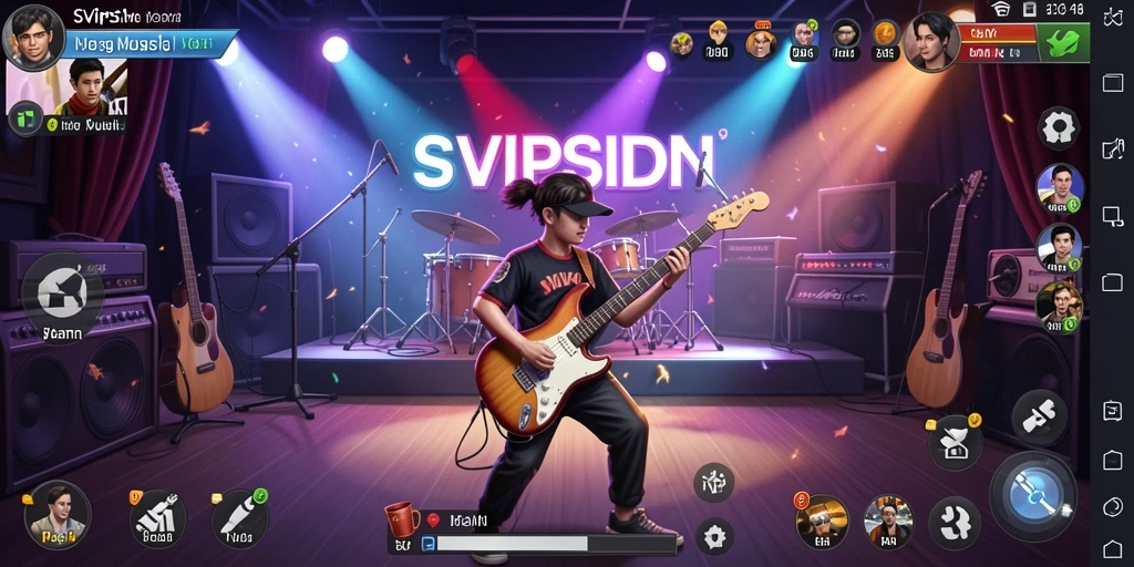 Tampilan menarik dari gameplay SVIPSIDN yang penuh warna.