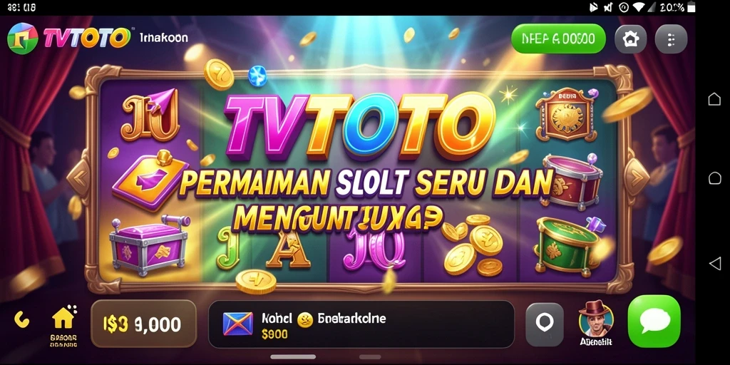 Tampilan gameplay TVTOTO yang seru dan menawan.