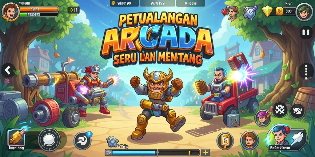 Tampilan gameplay WIN199 dengan grafis menarik dan aksi seru.